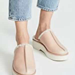 Vince Adler 2 Genuine Shearling/Leather Clogs